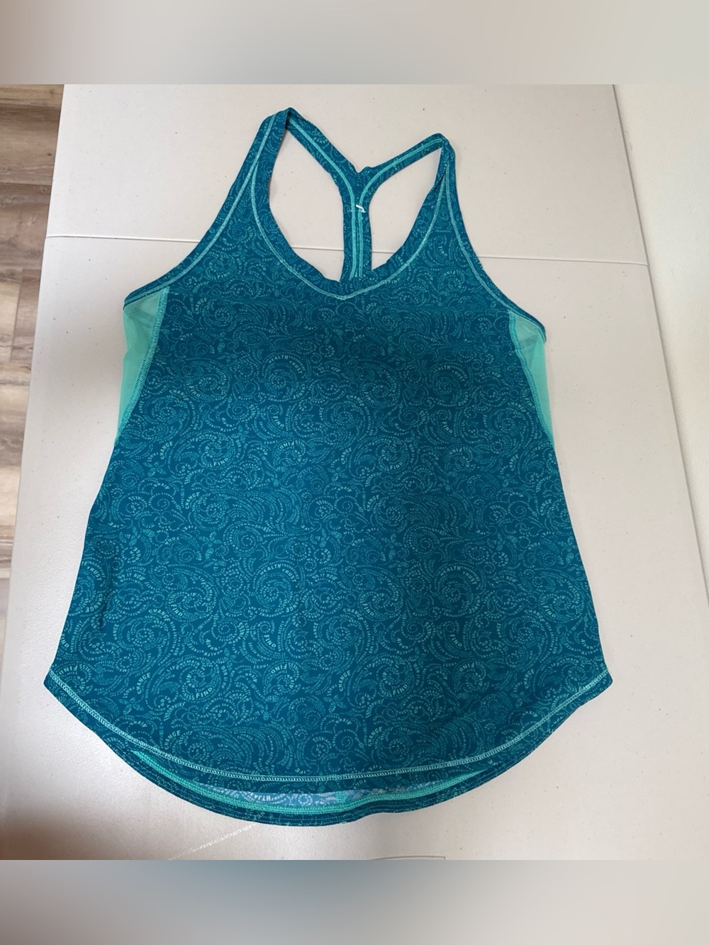 Lululemon Green Teal Racerback Tank Top 4 Or 6 S?